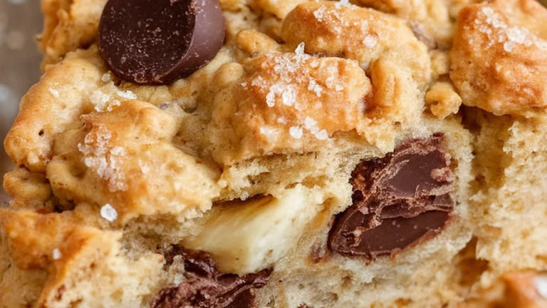 Dark Chocolate Chip Banana Oat Scones - Featured