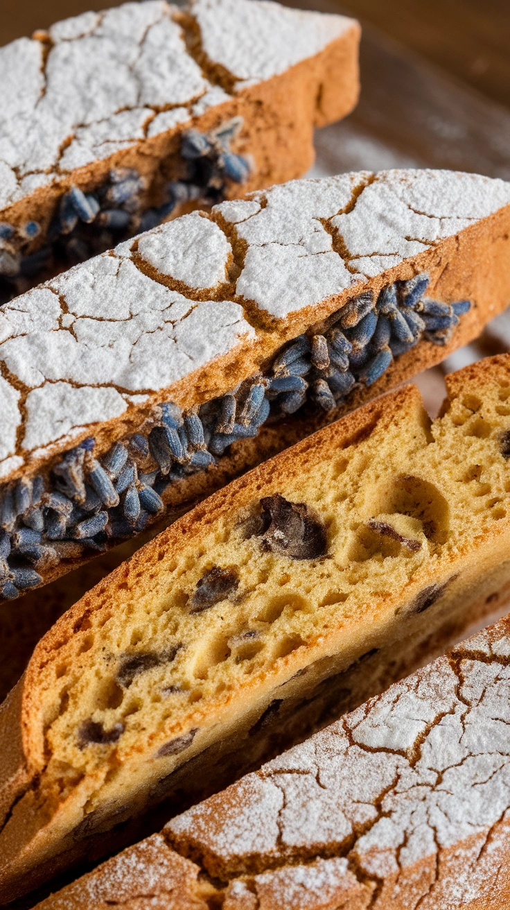 Earl Grey and Lavender Biscotti