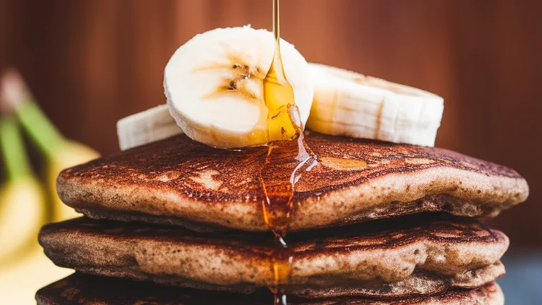 Flourless Banana Oat Pancakes - Featured