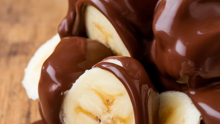 Frozen Chocolate Covered Banana Bites - Featured