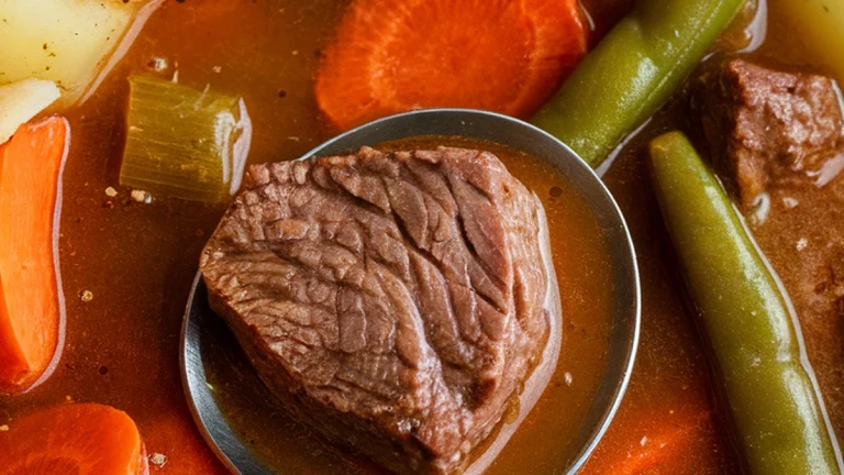 Garden Vegetable Beef Stew - Featured