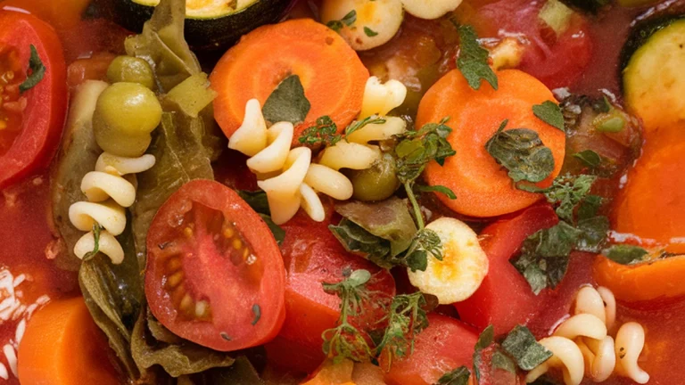 Garden Vegetable Minestrone - Featured