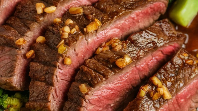Garlic Ginger Steak and Broccoli Bowl - Featured