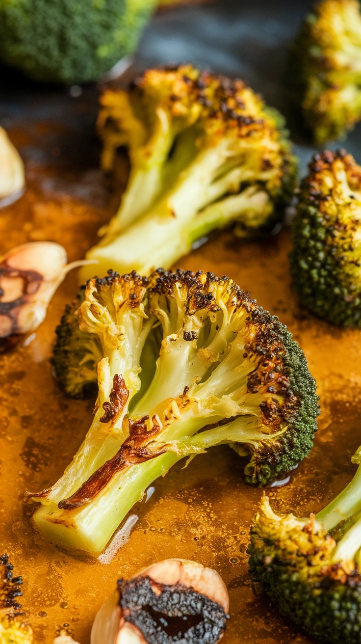 Garlic Parmesan Roasted Broccoli