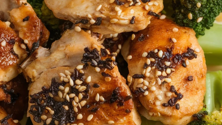 Ginger Soy Chicken and Broccoli - Featured
