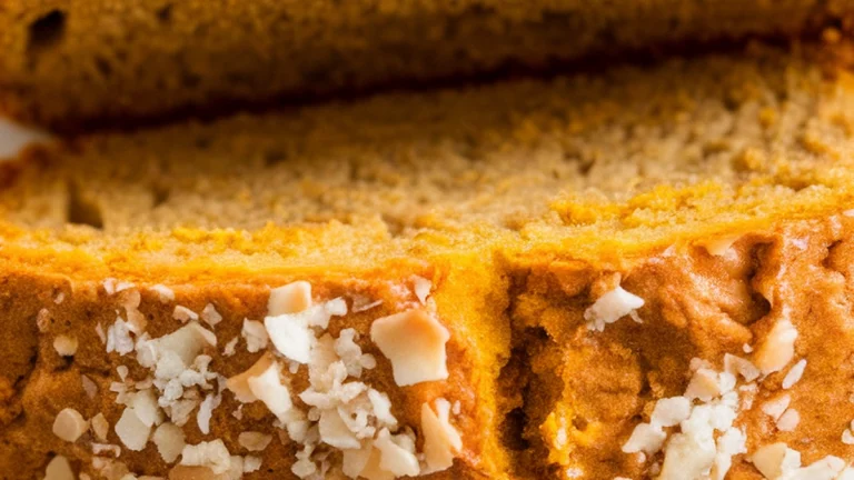 Golden Turmeric Coconut Banana Bread - Featured