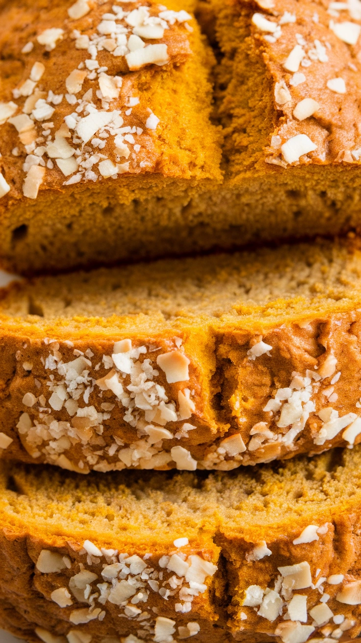 Golden Turmeric Coconut Banana Bread