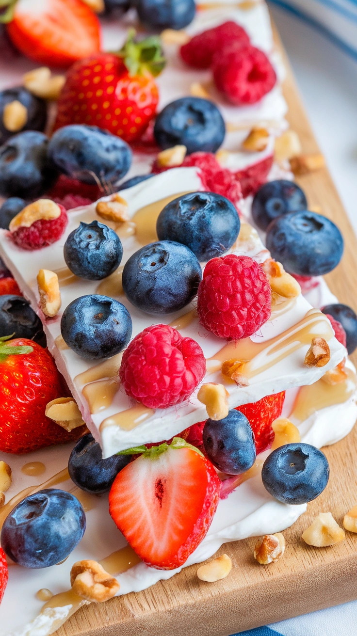Greek Yogurt Berry Bark