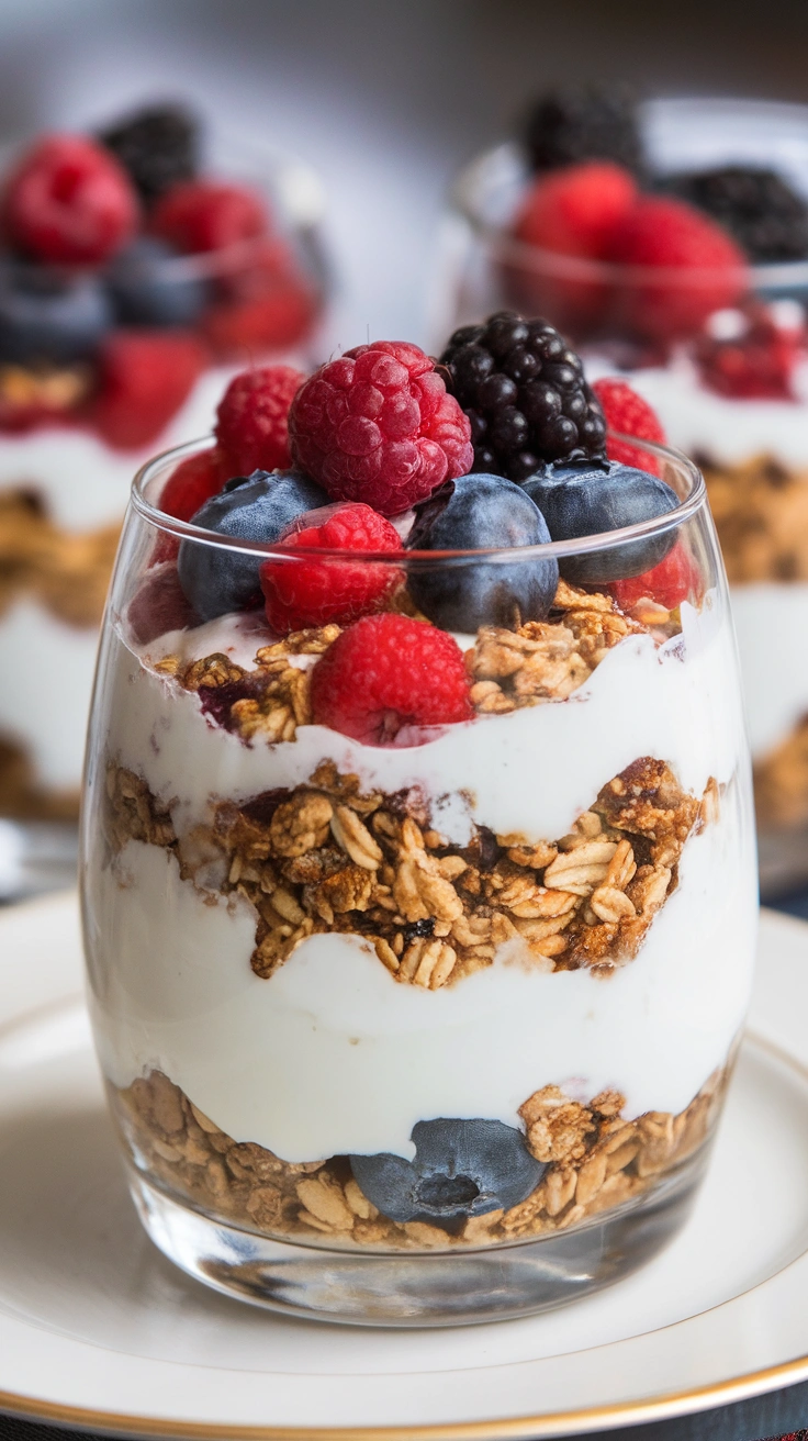 Greek Yogurt Granola Parfait
