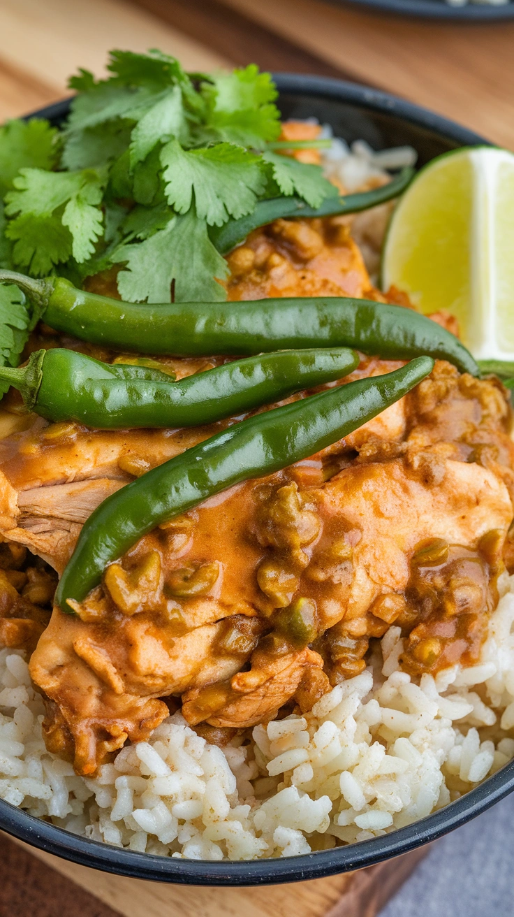 Green Chile Chicken Burrito Bowl