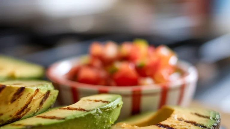Grilled Avocados with Tomato Salsa - Featured