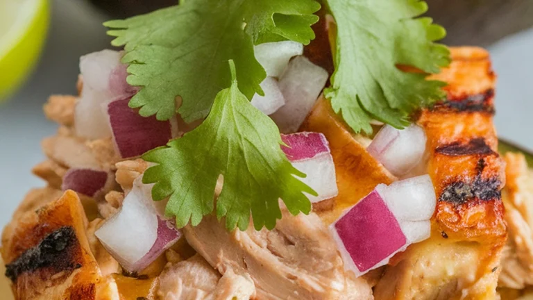 Grilled Chicken and Lime Stuffed Avocados - Featured