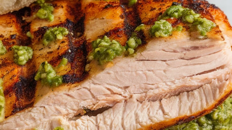 Grilled Chicken and Pesto Bagel - Featured