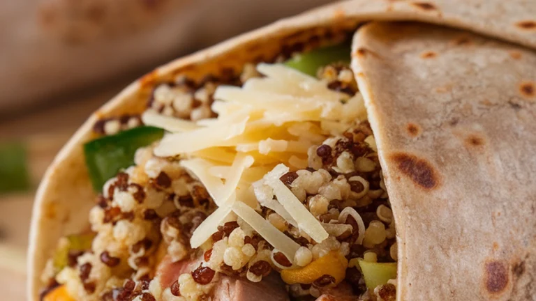 Grilled Chicken and Quinoa Burritos - Featured