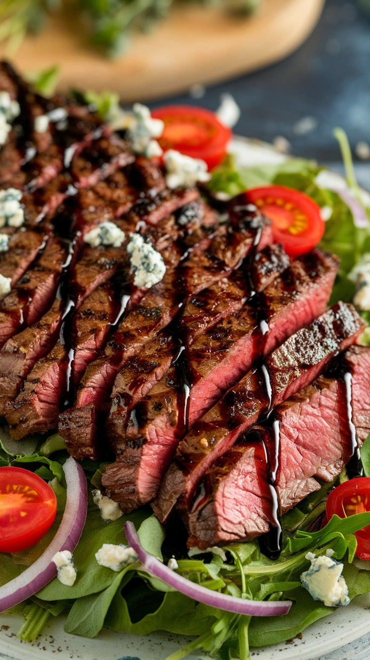 Grilled Flank Steak Salad