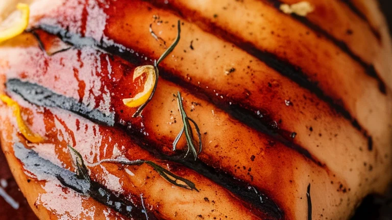 Grilled Lemon Garlic Chicken - Featured