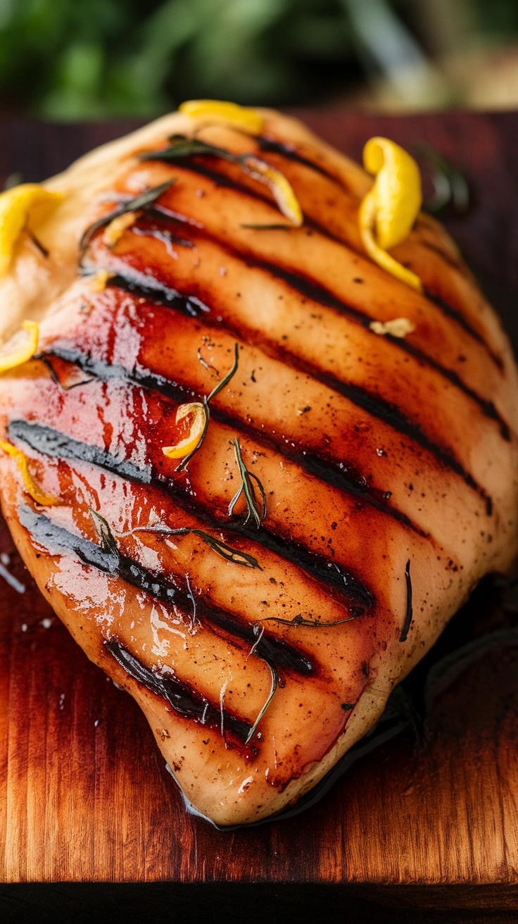 Grilled Lemon Garlic Chicken