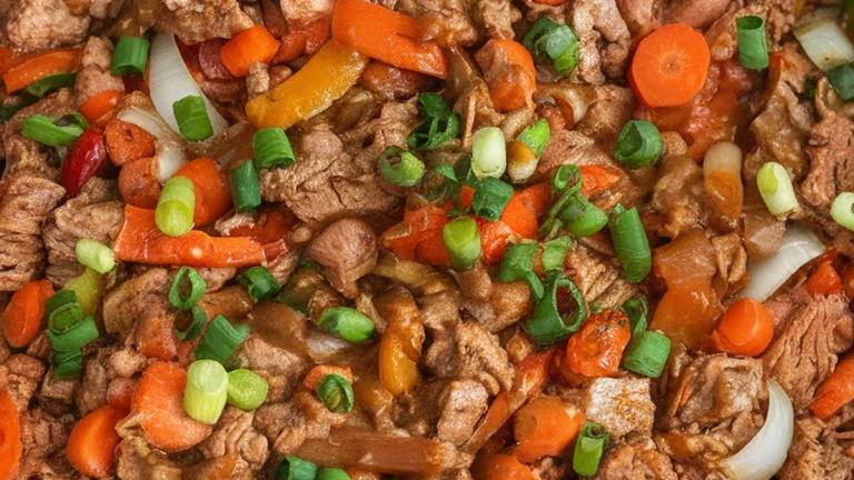 Ground Turkey and Vegetable Stir-Fry - Featured