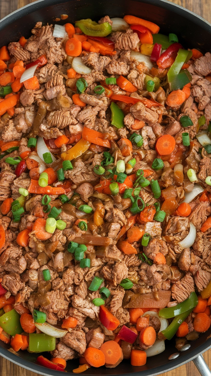 Ground Turkey and Vegetable Stir-Fry