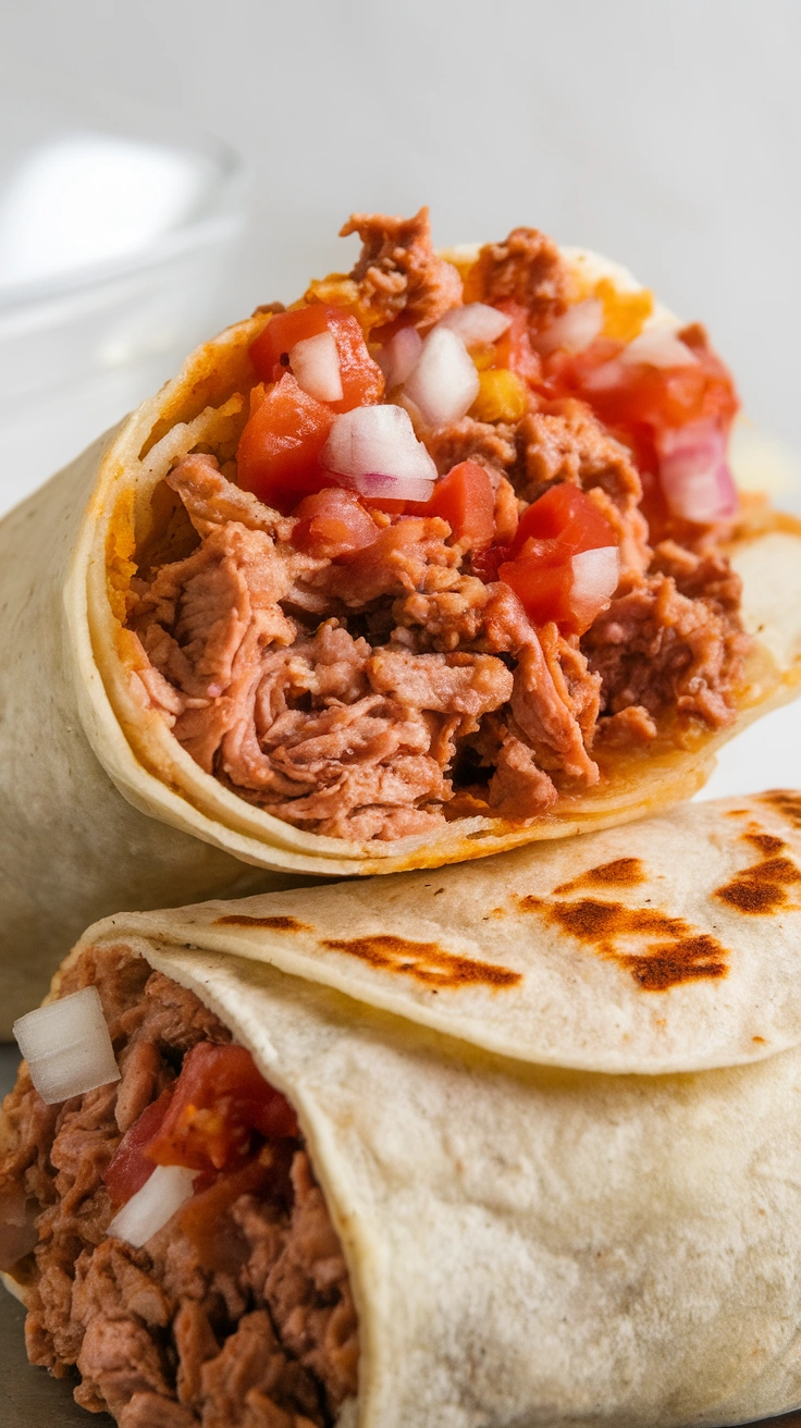 Ground Turkey Taco Burritos