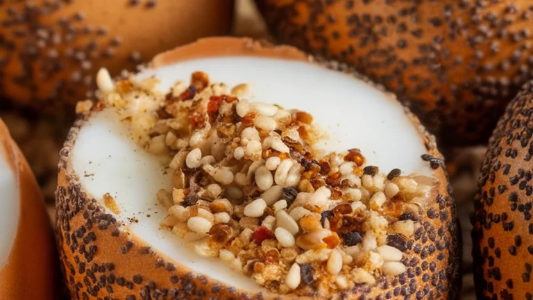 Hard-Boiled Eggs with Everything Bagel Seasoning - Featured