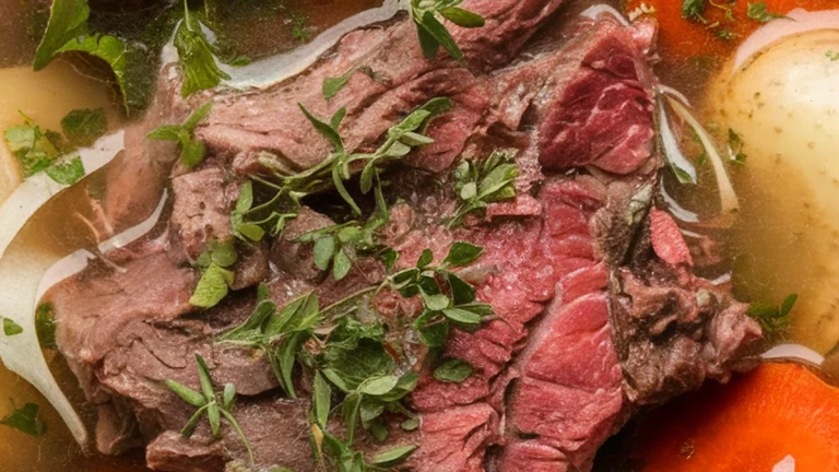 Hearty Vegetable Beef Soup - Featured