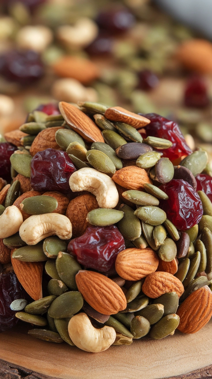Homemade Trail Mix with Pumpkin Seeds