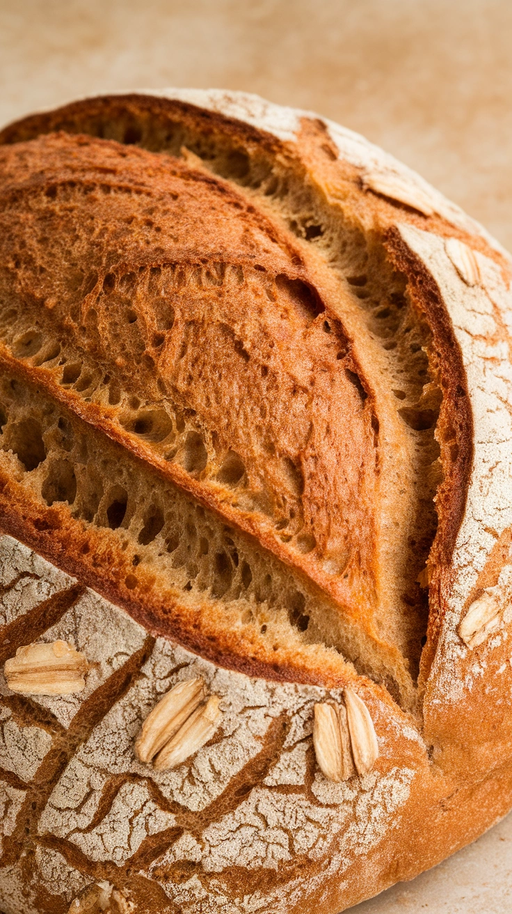 Honey Oat Whole Grain Bread