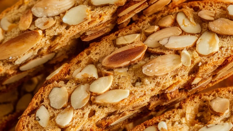 Honey Roasted Almond Biscotti - Featured