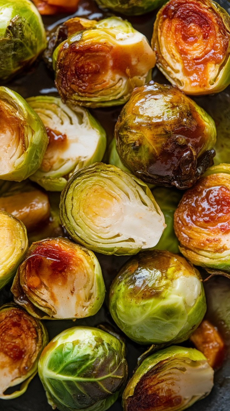 Honey Sriracha Brussels Sprouts