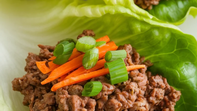 Korean-Style Beef Lettuce Wraps - Featured