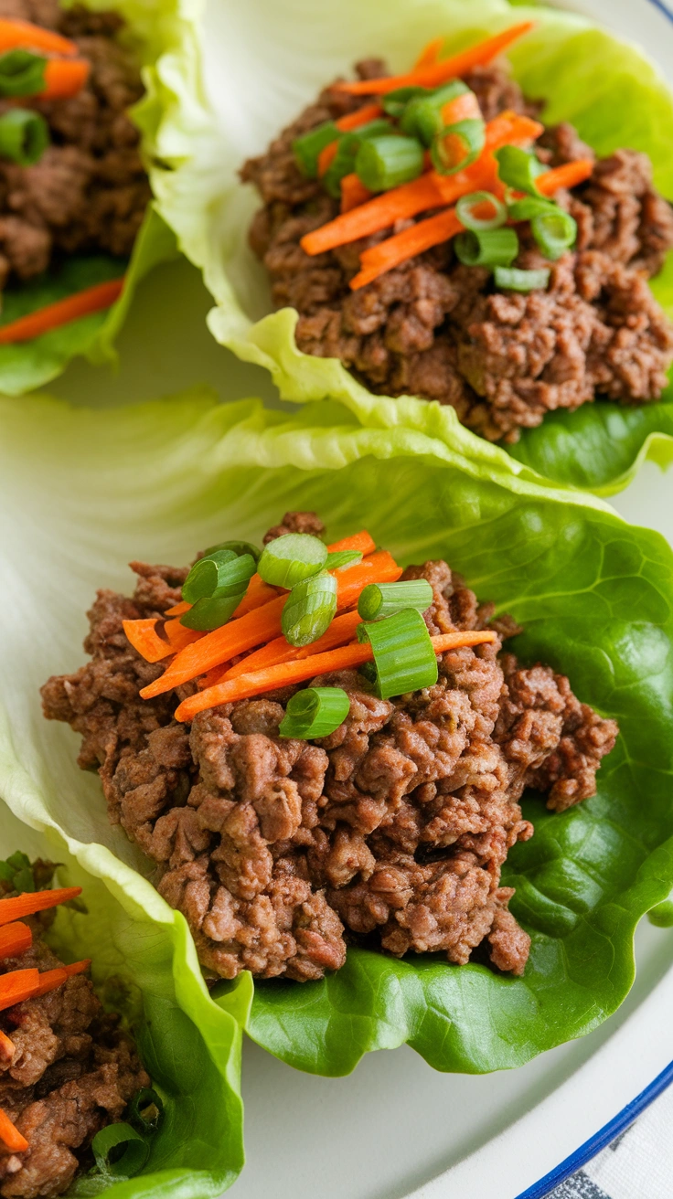 Korean-Style Beef Lettuce Wraps