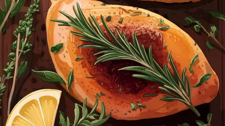 Lemon Herb Roasted Chicken Breasts - Featured