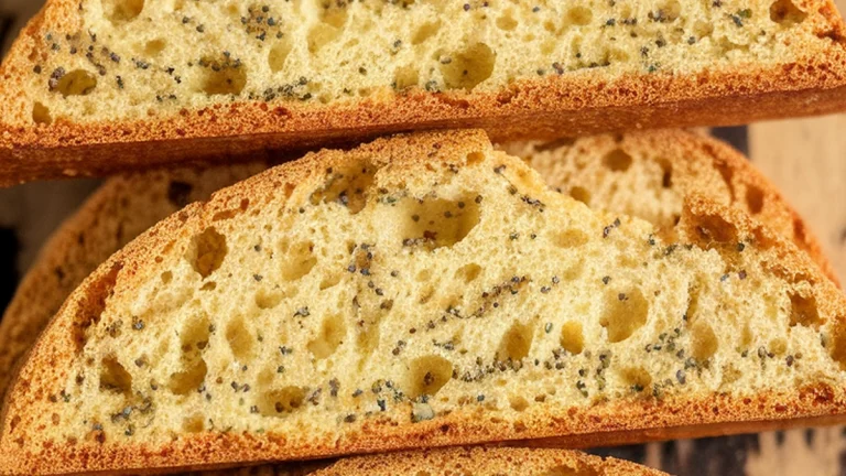 Lemon Poppy Seed Biscotti - Featured