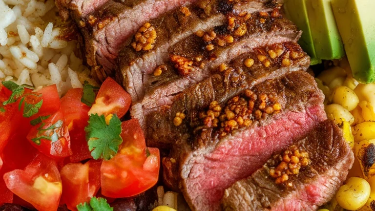 Loaded Steak Burrito Bowls - Featured