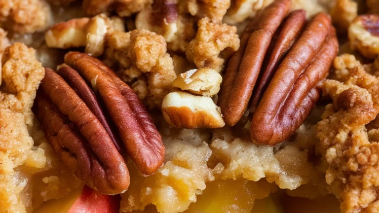 Maple Pecan Apple Crisp - Featured
