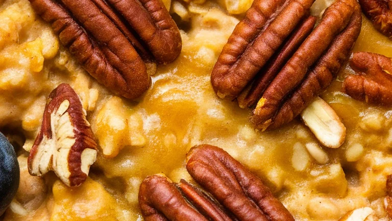 Maple Pecan Pumpkin Baked Oatmeal - Featured