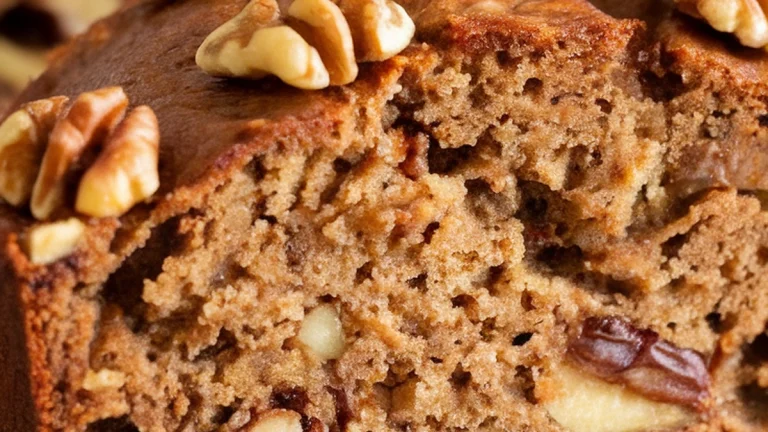 Maple Walnut Date Banana Bread - Featured