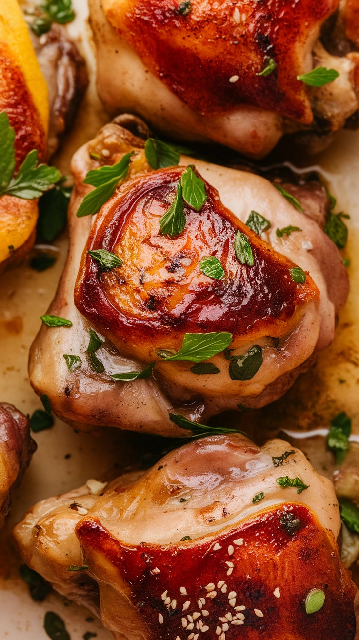 Mediterranean Baked Chicken Thighs