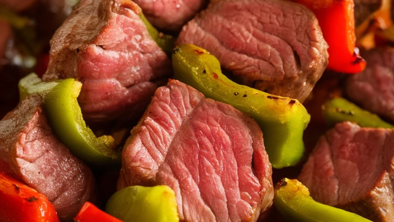 Mediterranean Beef Kabobs - Featured