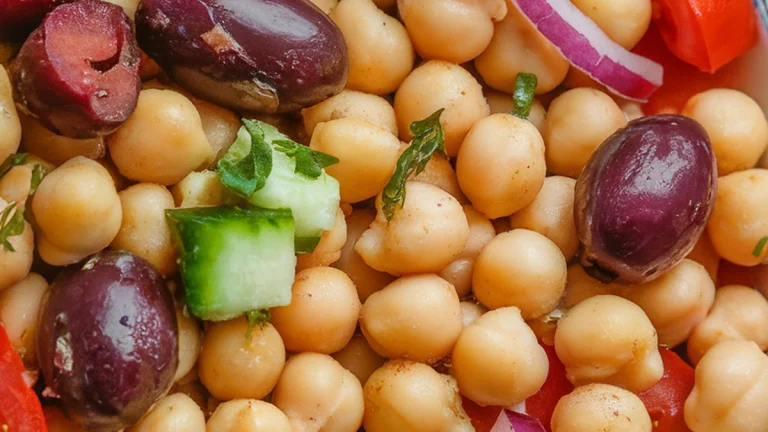 Mediterranean Chickpea Salad - Featured