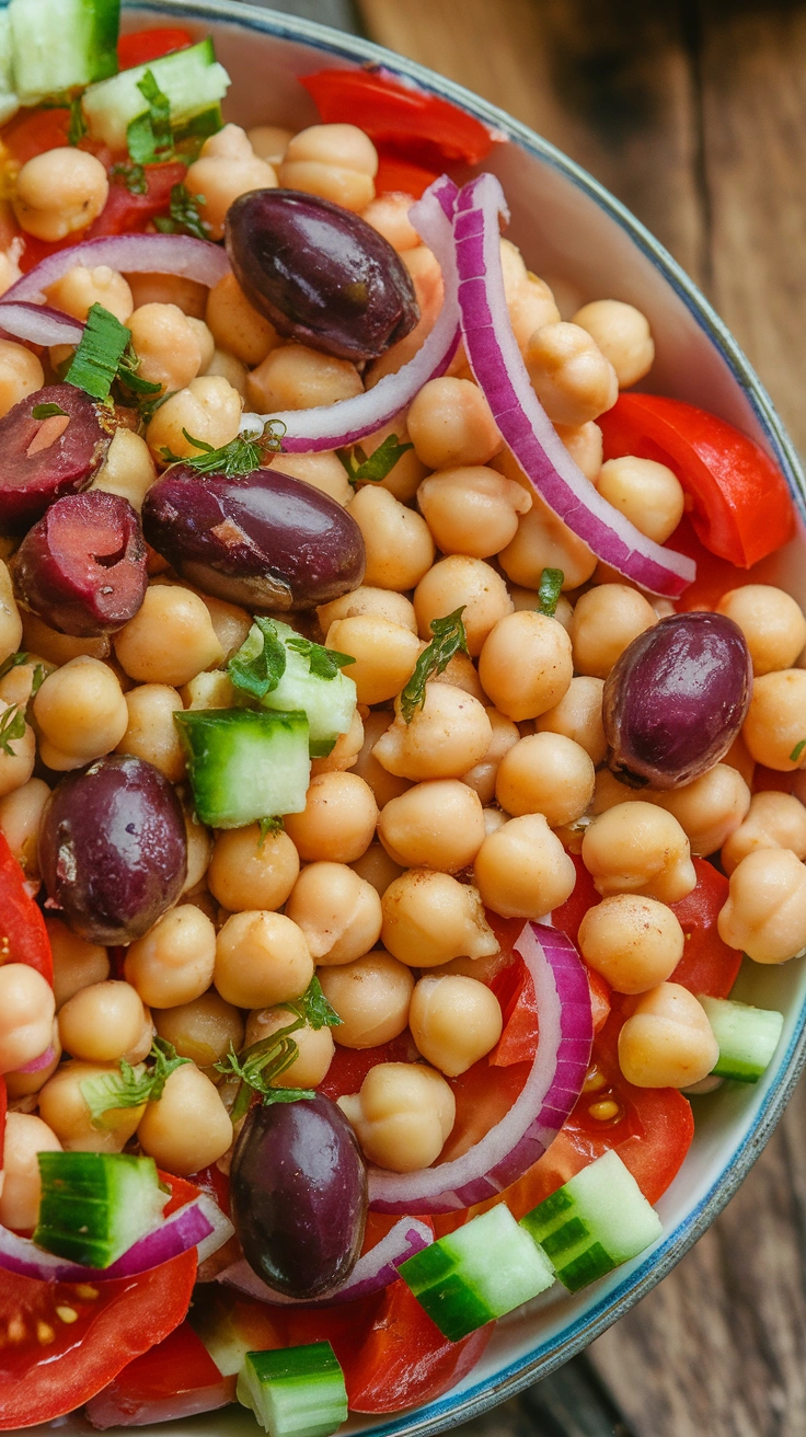 Mediterranean Chickpea Salad