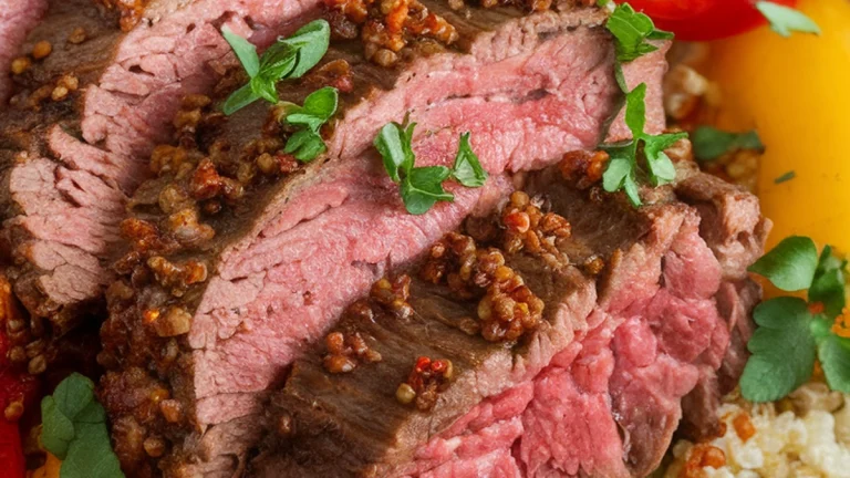 Mediterranean Spiced Beef and Quinoa Bowl - Featured