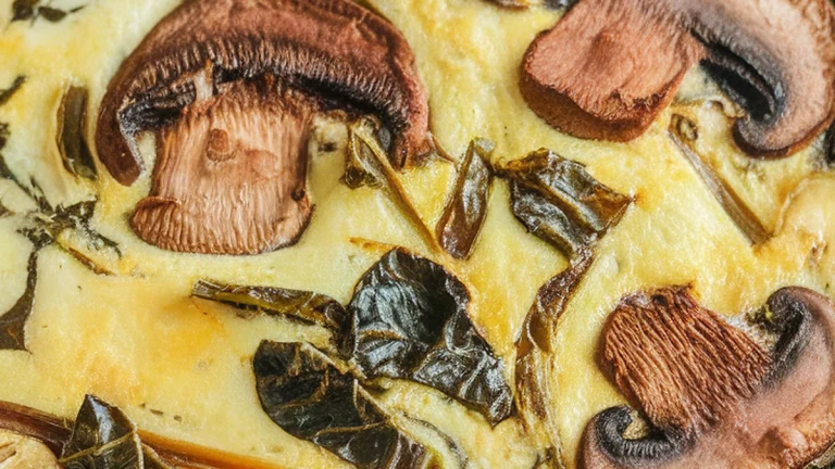 Mushroom and Swiss Chard Frittata - Featured