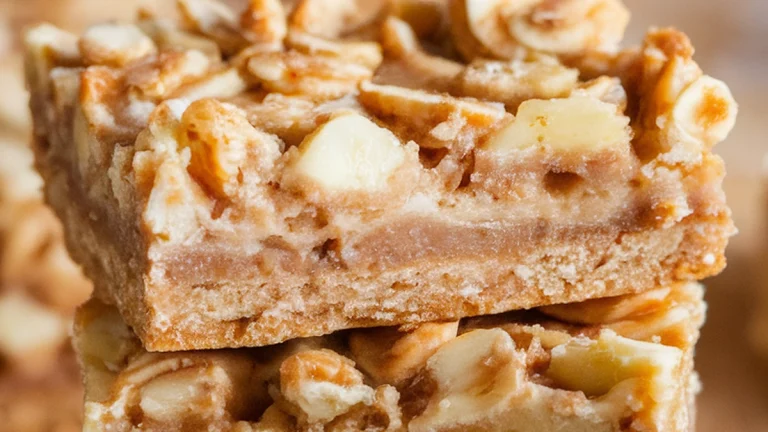 No-Bake Coconut Banana Oat Bars - Featured