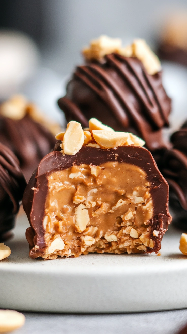 No-Bake Peanut Butter Oatmeal Bites