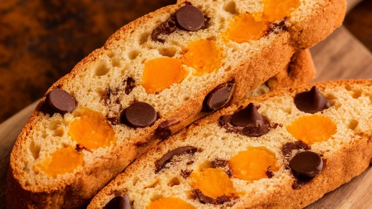 Orange Dark Chocolate Chip Biscotti - Featured