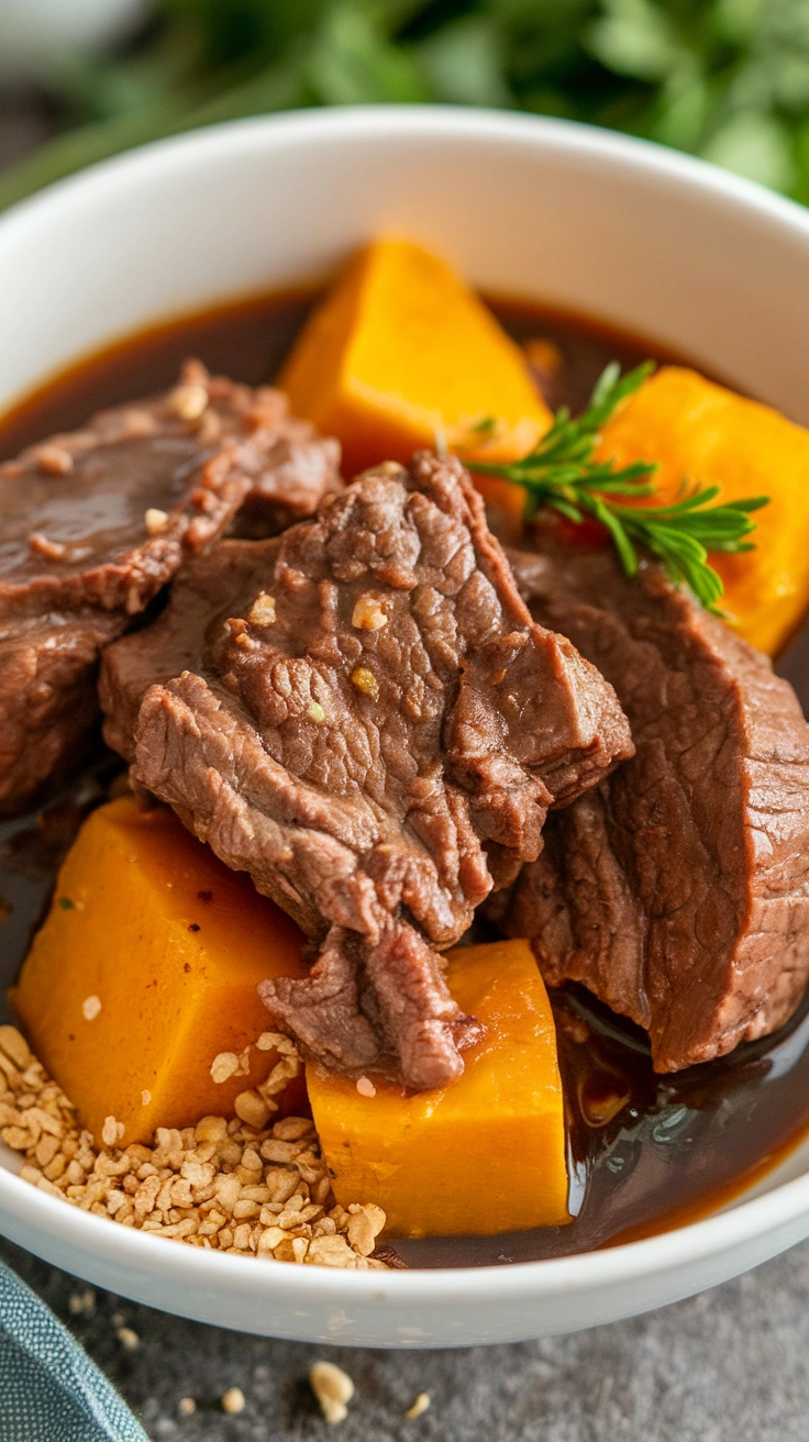 Paleo Beef Stew with Butternut Squash