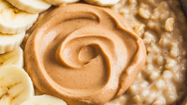 Peanut Butter Banana Oatmeal Bowl - Featured