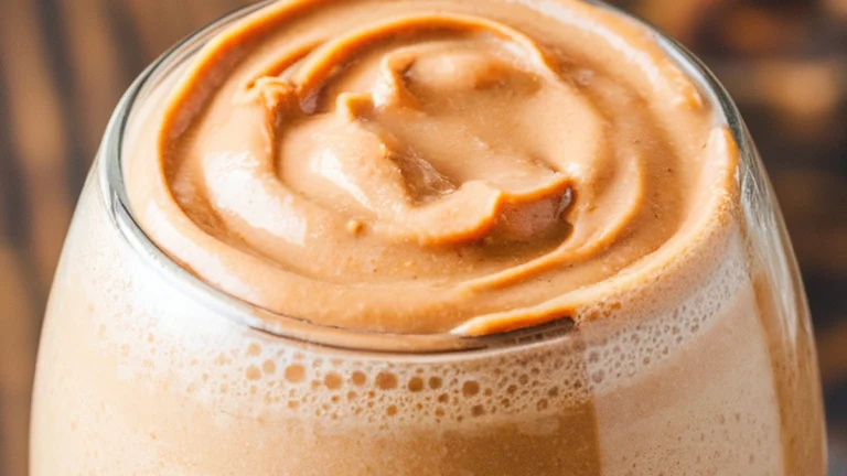 Peanut Butter Banana Protein Smoothie - Featured
